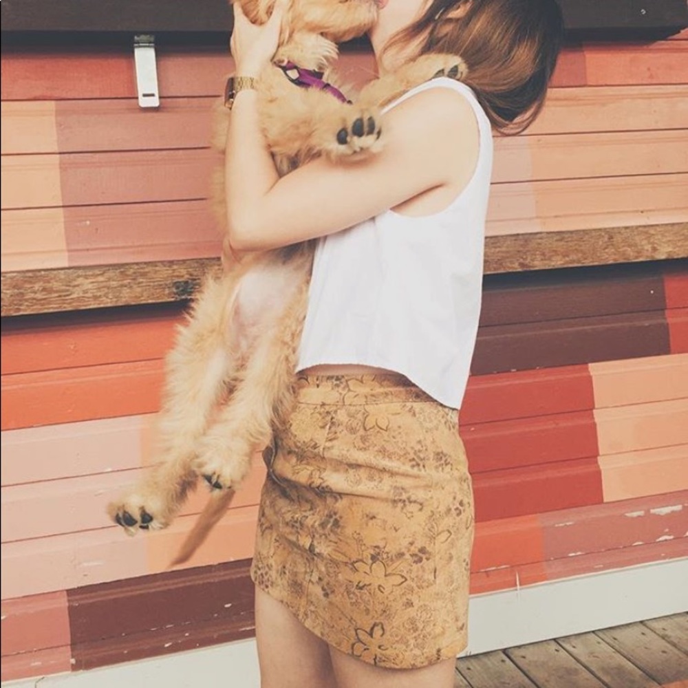 Vintage mini skirt!